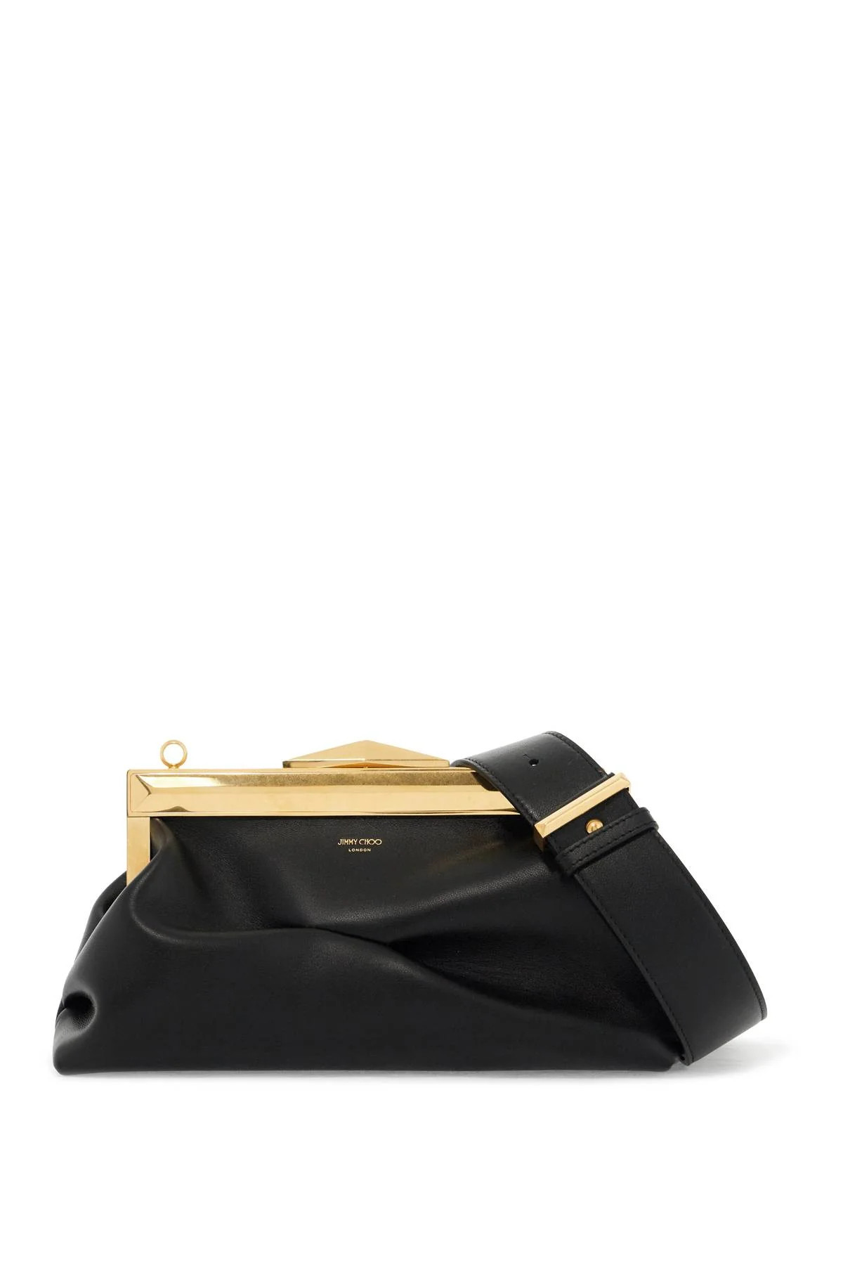 Jimmy Choo Women's Leather Diamond Frame Clutch | Shop Simon