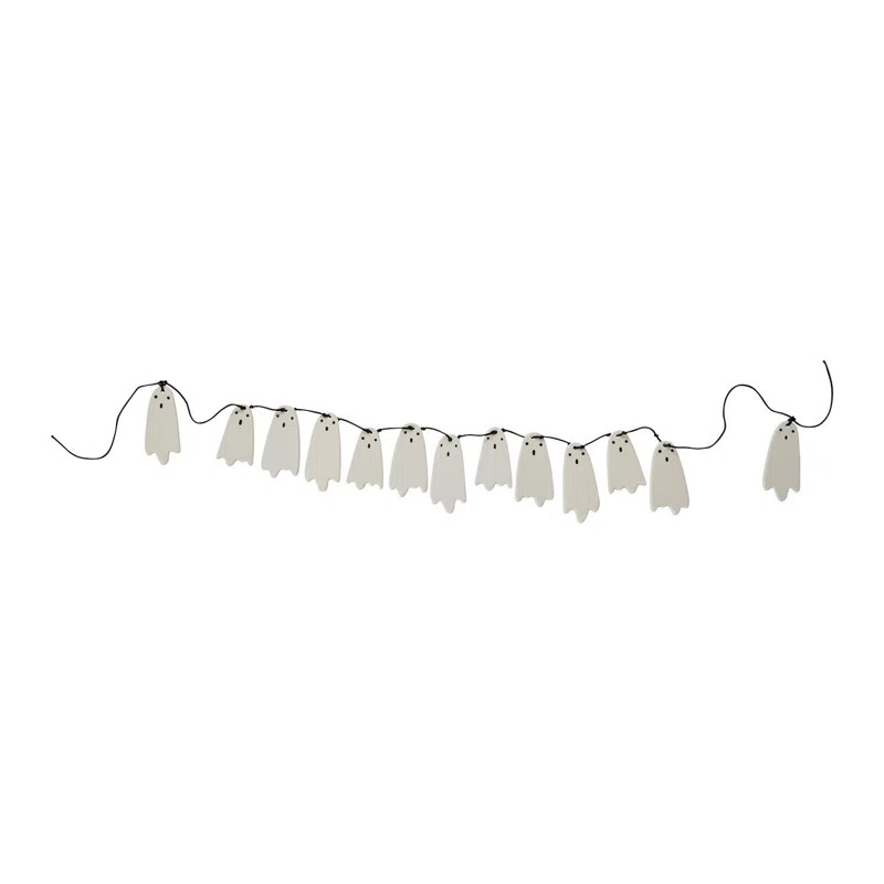 White Figurine Novelty Garland | Wayfair North America