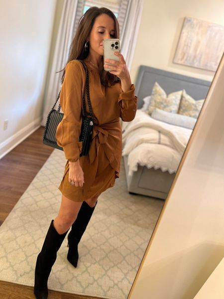 Dressier Thanksgiving outfit • I want this in every color!! Wearing size small 🖤 Thanksgiving dress for moms 🦃

#LTKSeasonal #LTKfindsunder50 #LTKCyberWeek