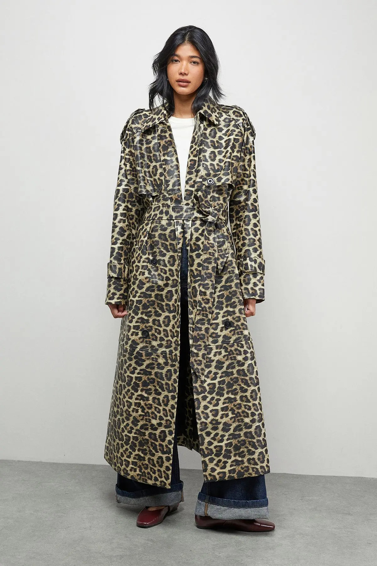 Leopard Print Trench Coat (Women) | Nordstrom | Nordstrom