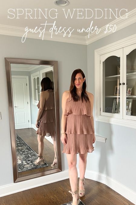 This dress is perfect for a spring wedding and is under $50

Plus it’s on sale right now so go ahead and grab it. Wearing a size M and it fits the bump! 

#LTKstyletip #LTKwedding #LTKfindsunder50