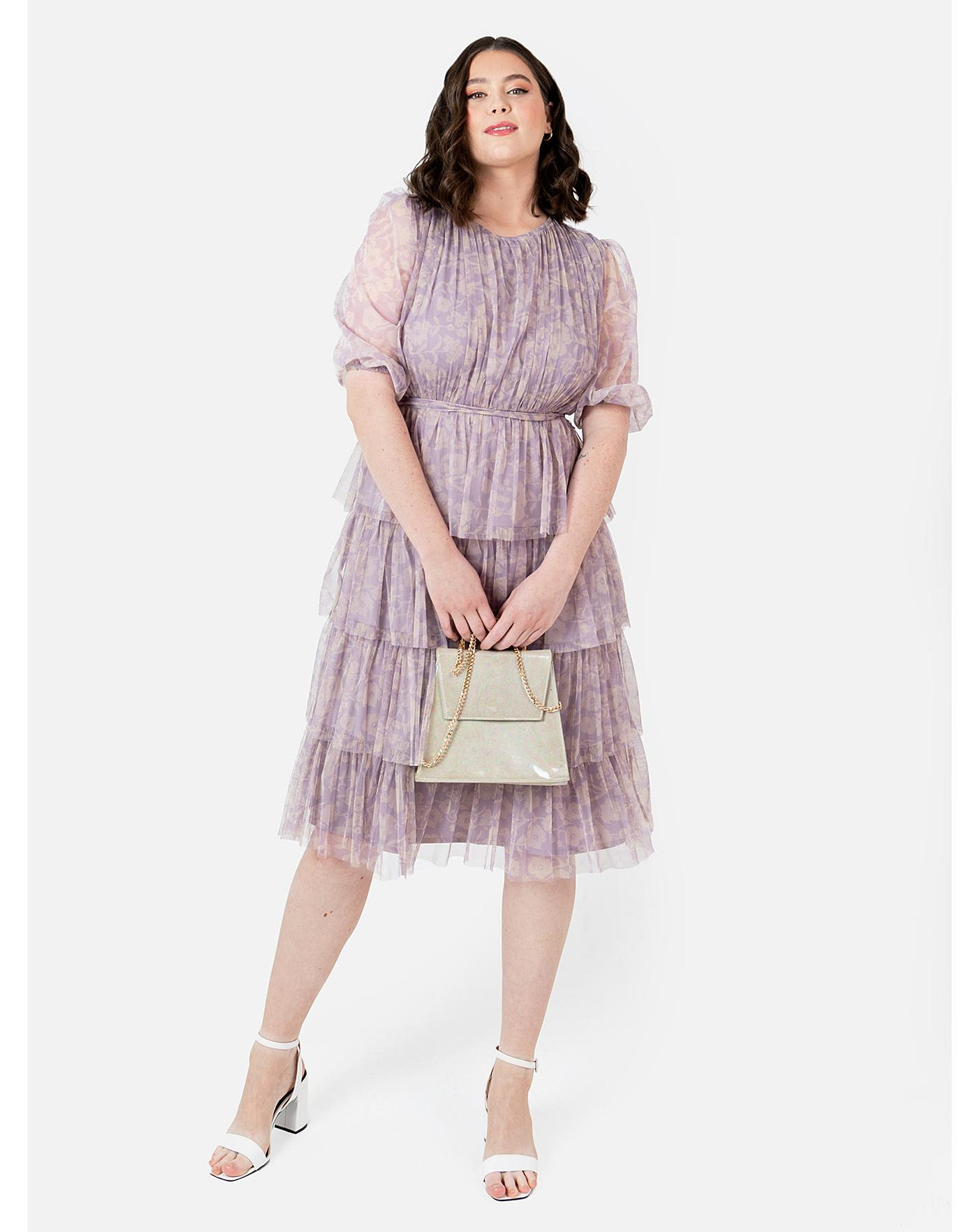 Anaya With Love Floral Midi Dress | Simply Be (UK)