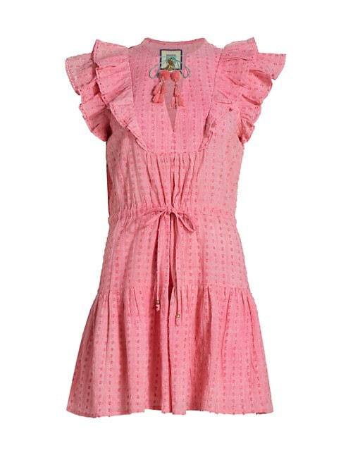 Kerry Ruffle Minidress | Saks Fifth Avenue