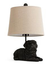 22in Pug Table Lamp | TJ Maxx