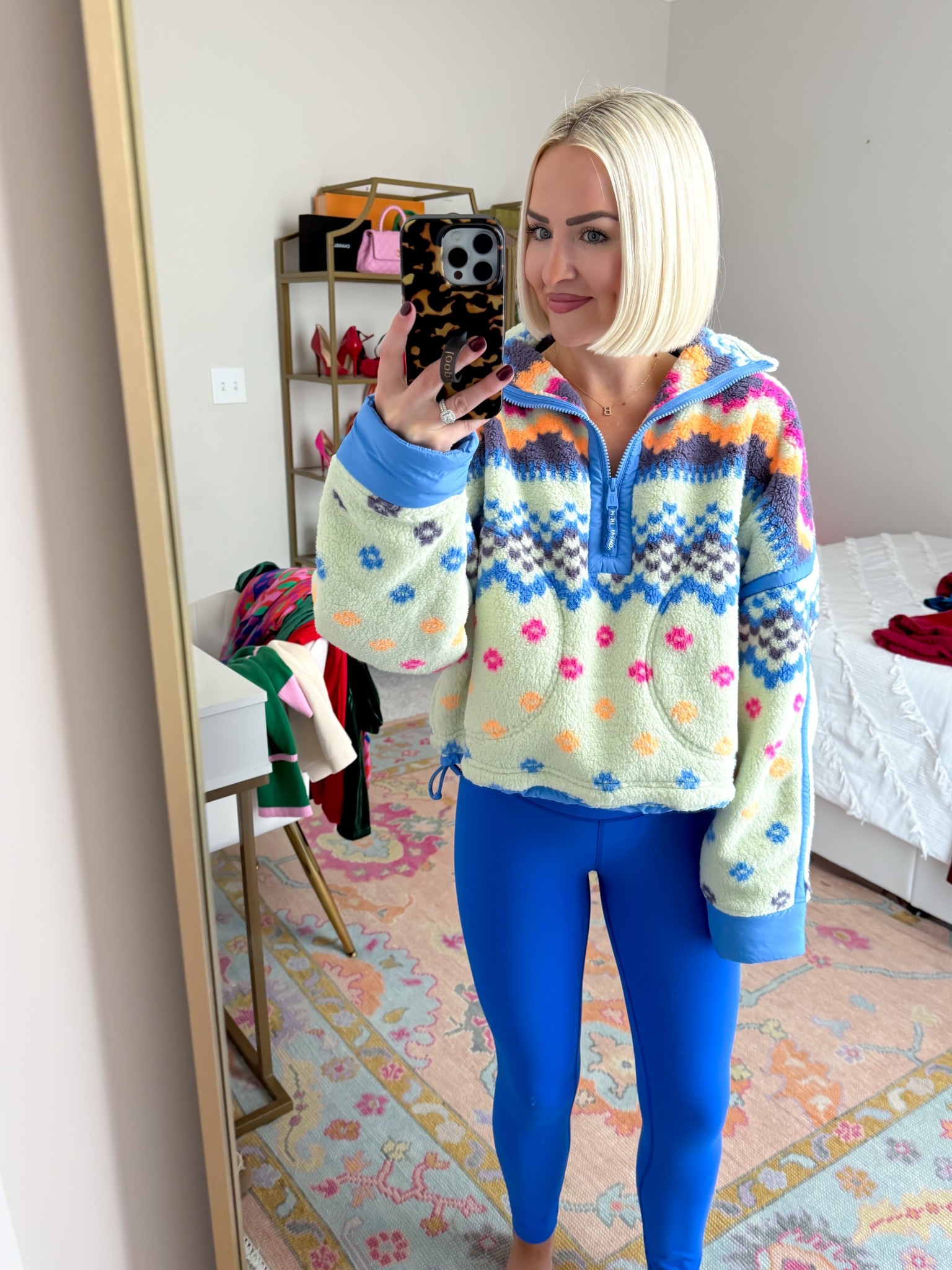 mountain high printed half zip (size XS) 

#LTKActive #LTKHoliday #LTKGiftGuide