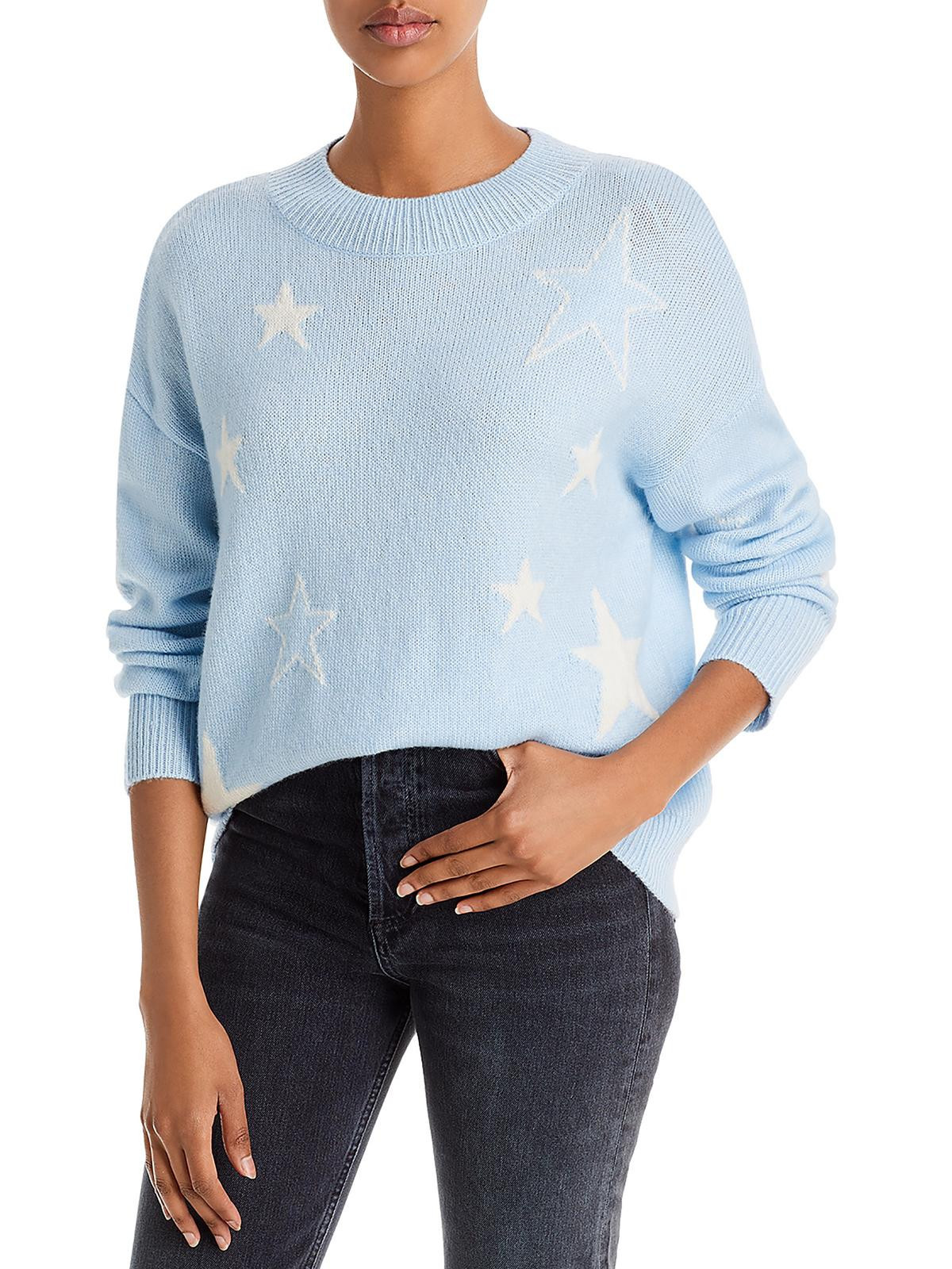 Womens Knit Star Pattern Pullover Sweater | Shop Simon