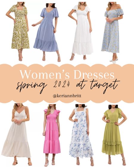 Spring 2024 Women’s Midi and Maxi Dresses at Target 

#LTKwedding #LTKSeasonal #LTKmidsize