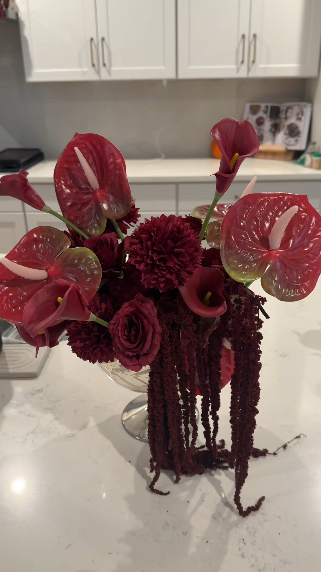Burgundy faux flower arrangement for last week dinner party 


#LTKHome #LTKCyberWeek #LTKHoliday