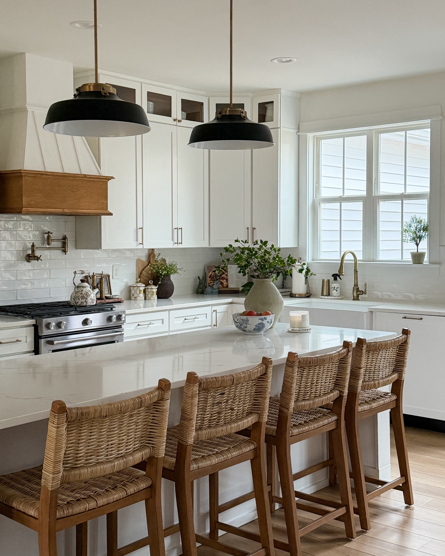 My pendants in my kitchen are on sale right now! I don’t really see them go on sale often. I actually have them in the aged brass color in our laundry room.

#LTKHome #LTKSaleAlert