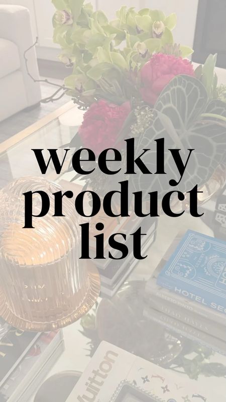 Weekly product list 4/12/24-4/19/24. Check out the blog for more products! 