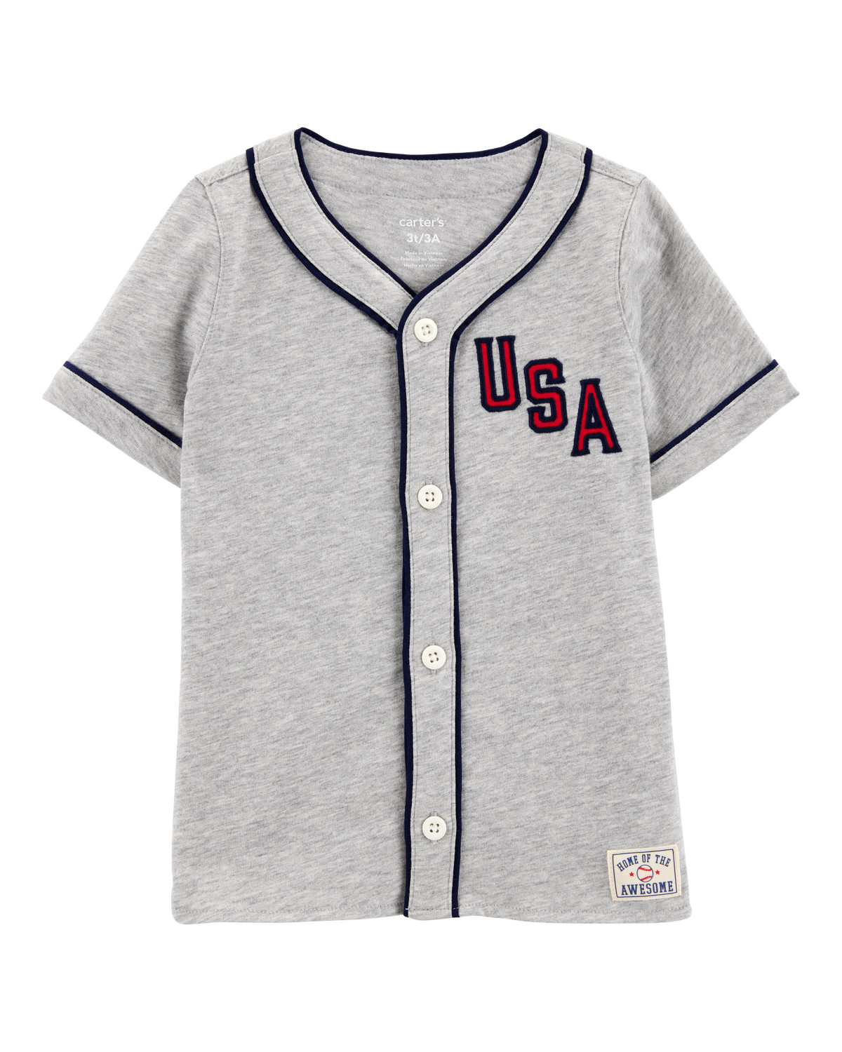 Toddler USA Varsity Button-Down Shirt - Carter's | Carter's | Carter's Inc