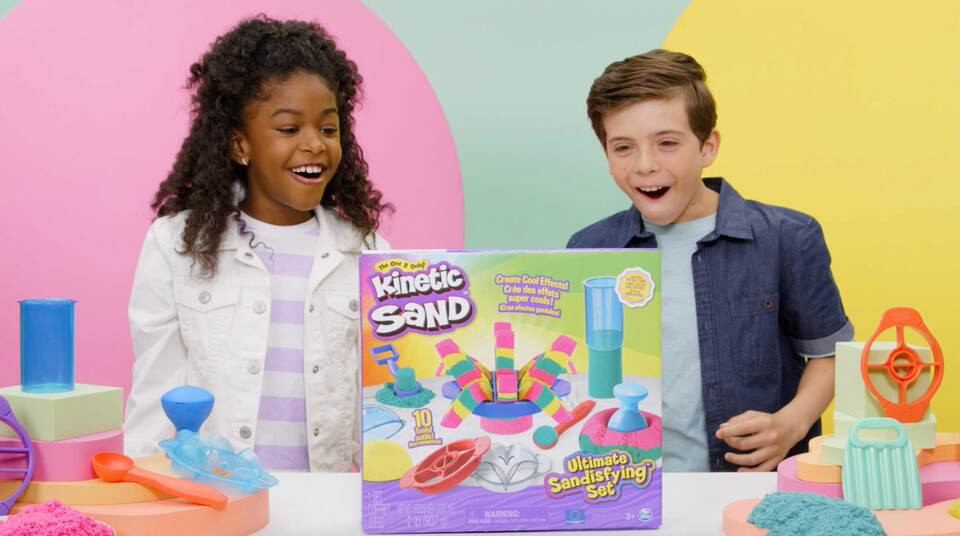 Kinetic Sand Ultimate Sandisfying Set with 10 Molds & Tools | Walmart (US)