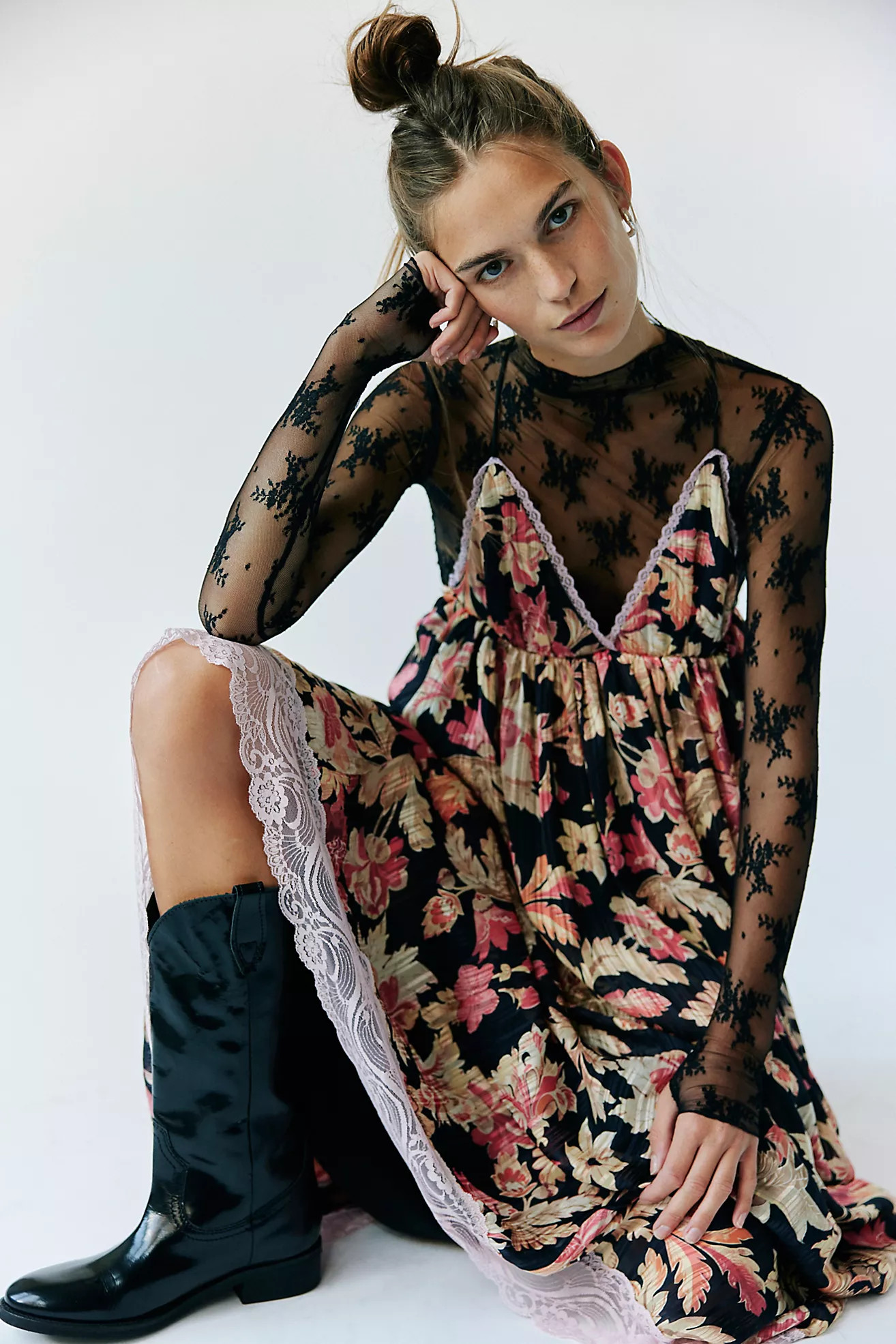 Primmy Printed Midi Dress | Free People (Global - UK&FR Excluded)