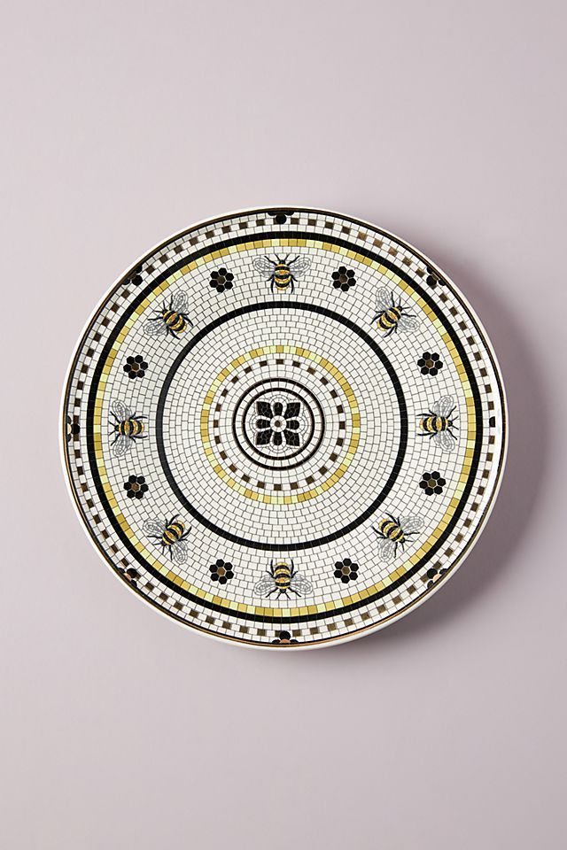 Garden Tile Dessert Plate | Anthropologie (US)