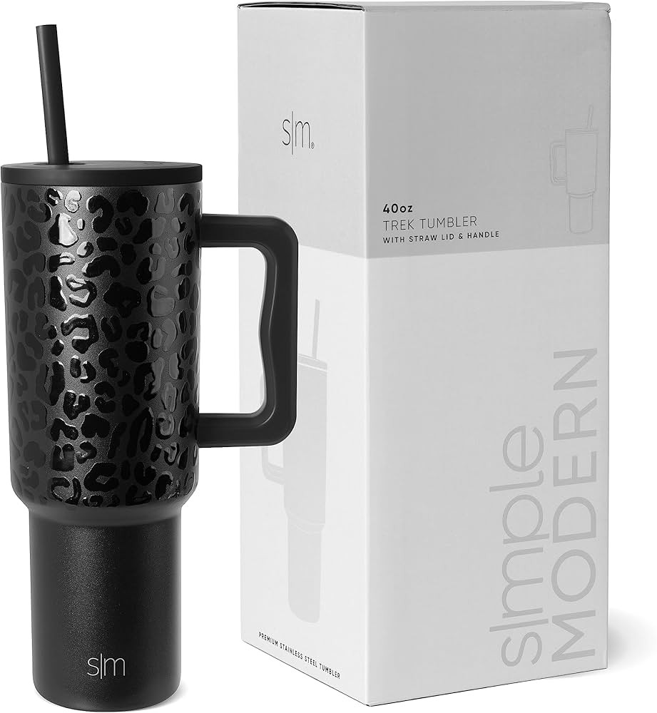 Amazon.com | Simple Modern 40 oz Tumbler with Handle and Straw Lid | Insulated Cup Reusable Stain... | Amazon (US)