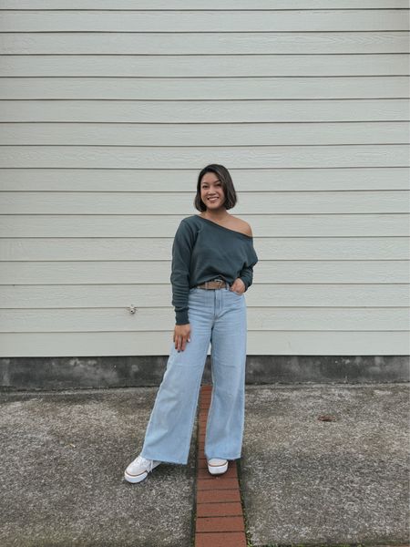 Cozy casual is definitely my jam. You know I love a good off the shoulder top and wide leg jeans 👌🏽

🖤 I love sharing simple ways to style and elevate everyday core basics. I hope to inspire you to fall back in love with what’s already in your closet and help you discover pieces you’ll love to have in your daily wardrobe 🖤

Petite style inspo . Petite outfit ideas . Capsule wardrobe styling . Versatile outfits . Wardobe styling . Wardrobe stylist . Wearing vs styling . Style tips . Styling tips

#petitestyle #howtostyle #outfitsdaily #minimaliststyle #wardrobestylist #whenyouwearfp #joesjeans #spiritualgangster #vansgirls #vansoldskool #offtheshoulder #widelegjeans #denimstyle #denimlook #sneakeroutfits #streetstyleinspiration #streetstylelook 

#LTKworkwear #LTKSeasonal #LTKstyletip