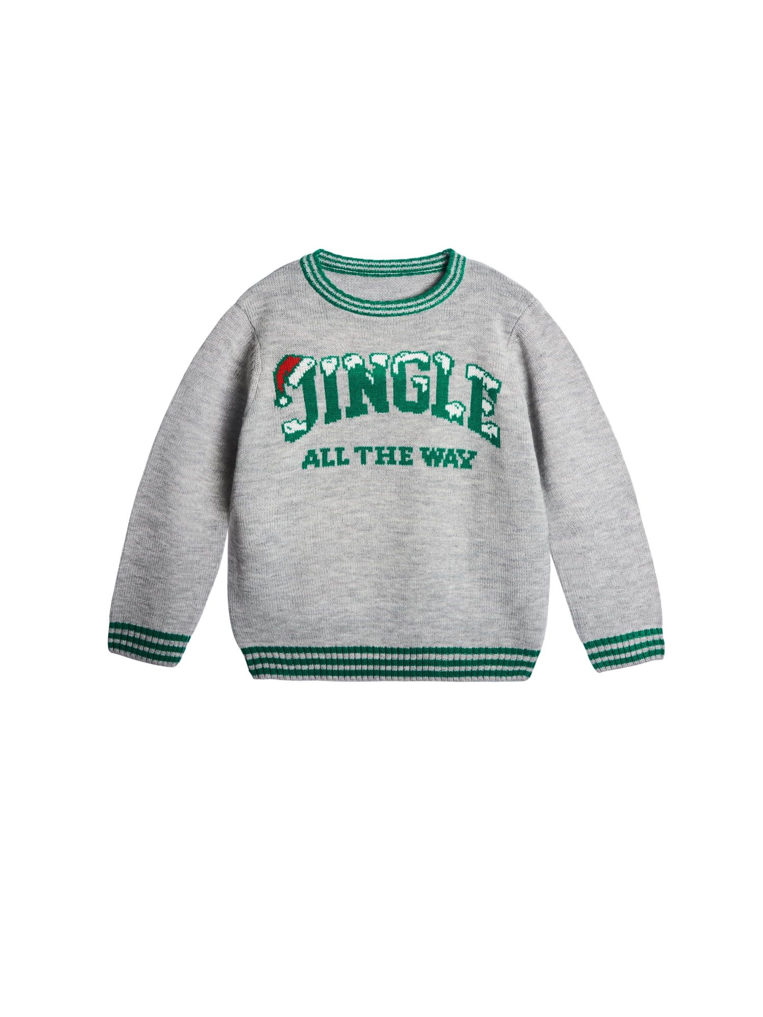 Holiday Time Toddler Boys Christmas Sweater, Sizes 2T-5T - Walmart.com | Walmart (US)