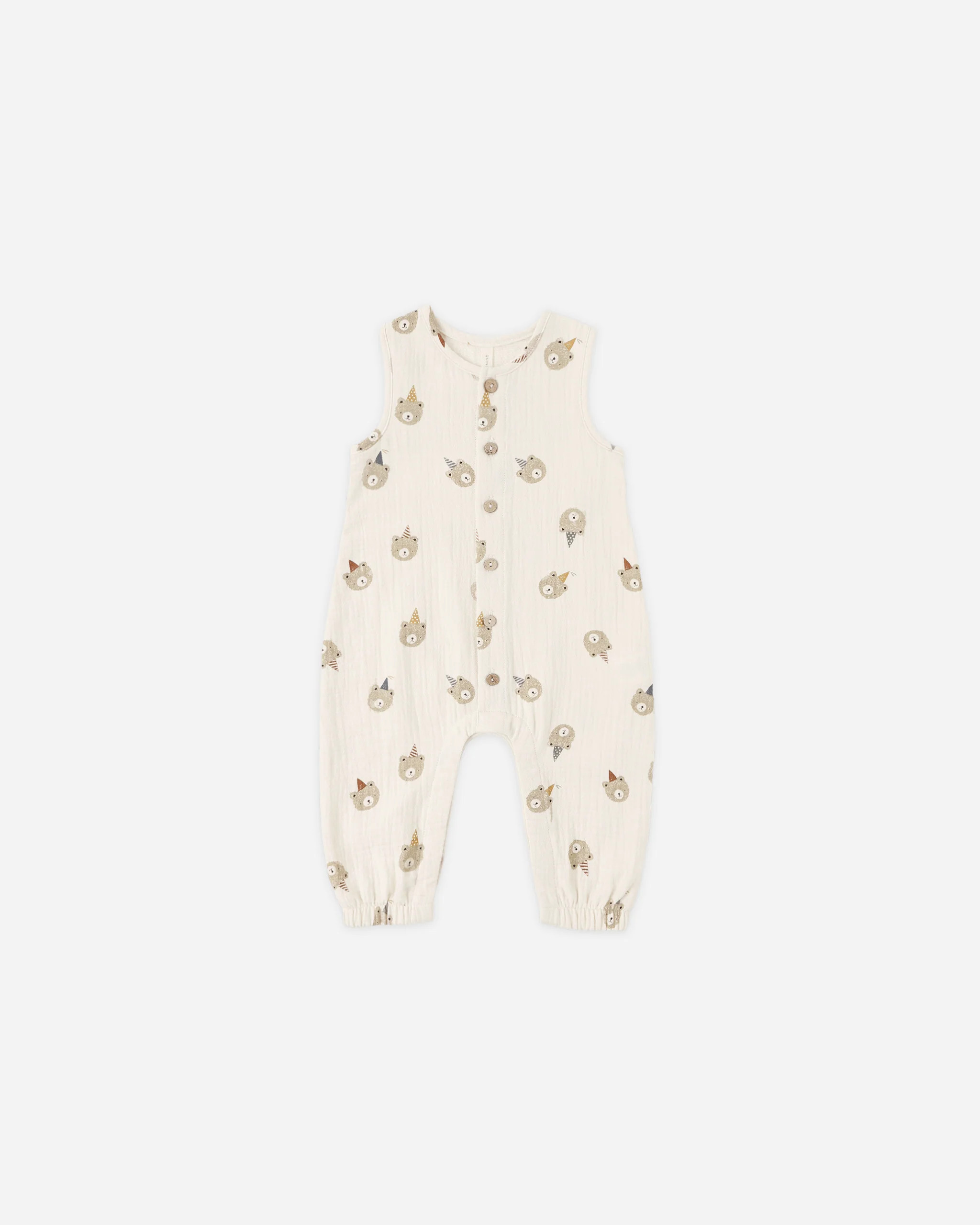 Woven Jumpsuit Party Bears | Rylee + Cru