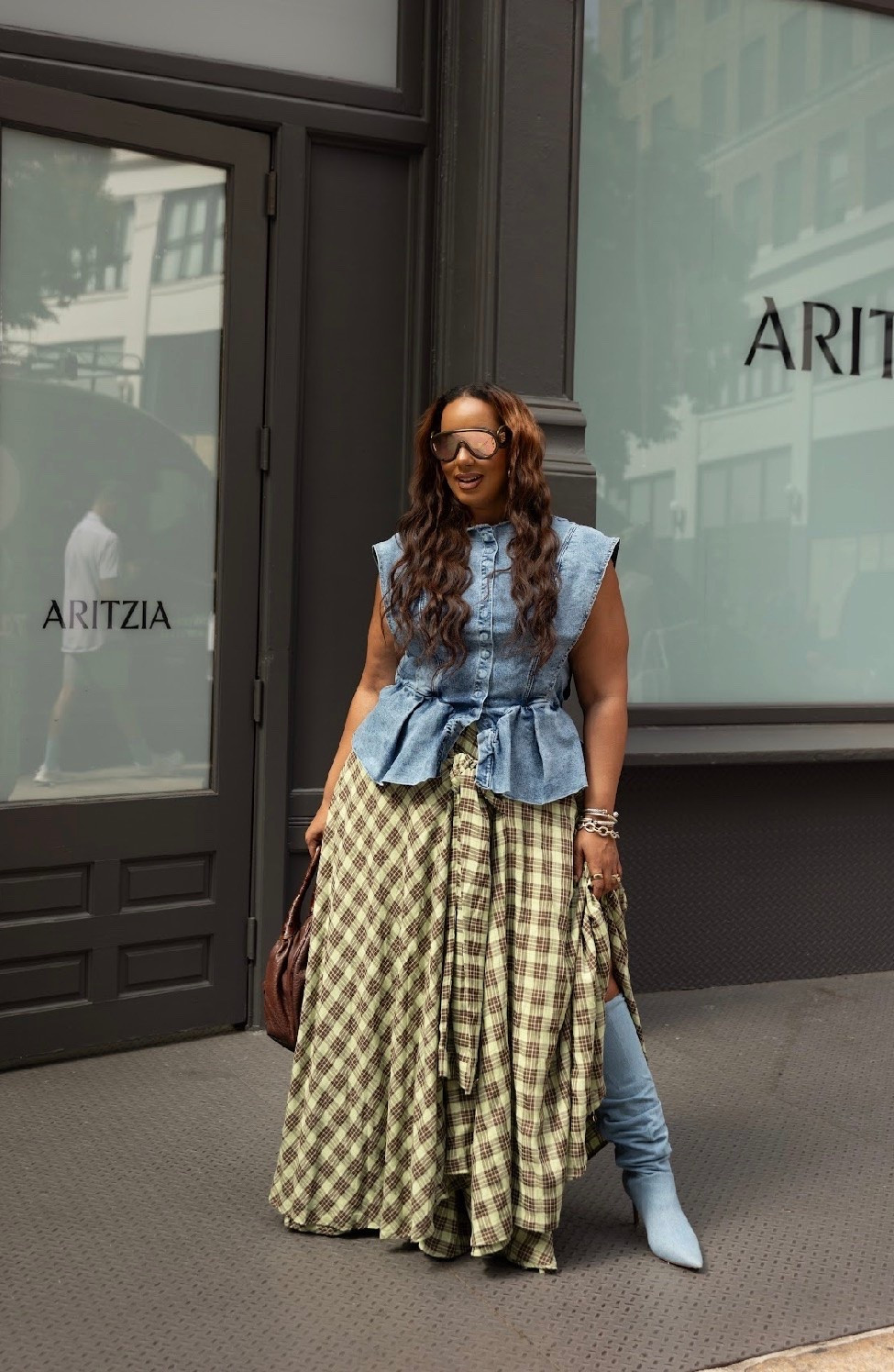 Looking back at a one of my favorite NYFW looks 🗽✨ The top and skirt are from Akira!

#LTKootd #LTKMidsize #LTKdayinmylife