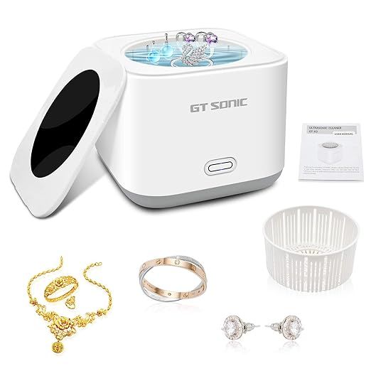 Mini Ultrasonic Cleaner, 180ML 43kHz Portable Professional Ultrasonic Jewelry Cleaner,5 Minutes O... | Amazon (US)
