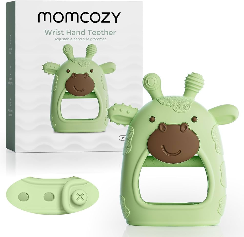 Momcozy Baby Teether Toys | Baby Teething Toys | Baby Teething Relief | Food Grade Silicone Teeth... | Amazon (US)