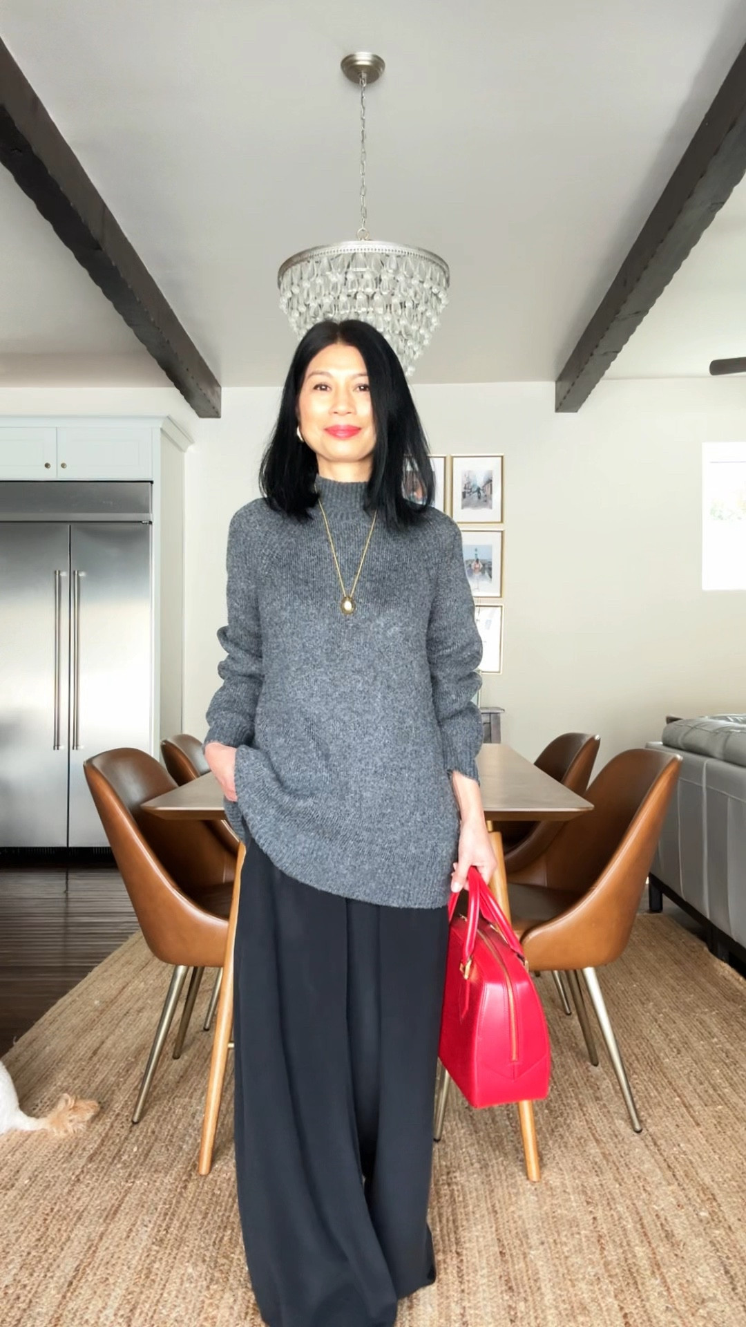 Silk pants and oversized sweater! 

#LTKWorkwear #LTKSpringSale #LTKStyleTip