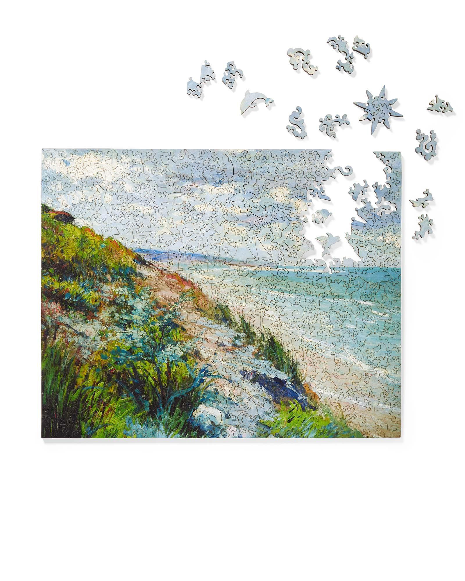 Cliffs by the Sea Wooden Liberty Puzzle | Serena and Lily