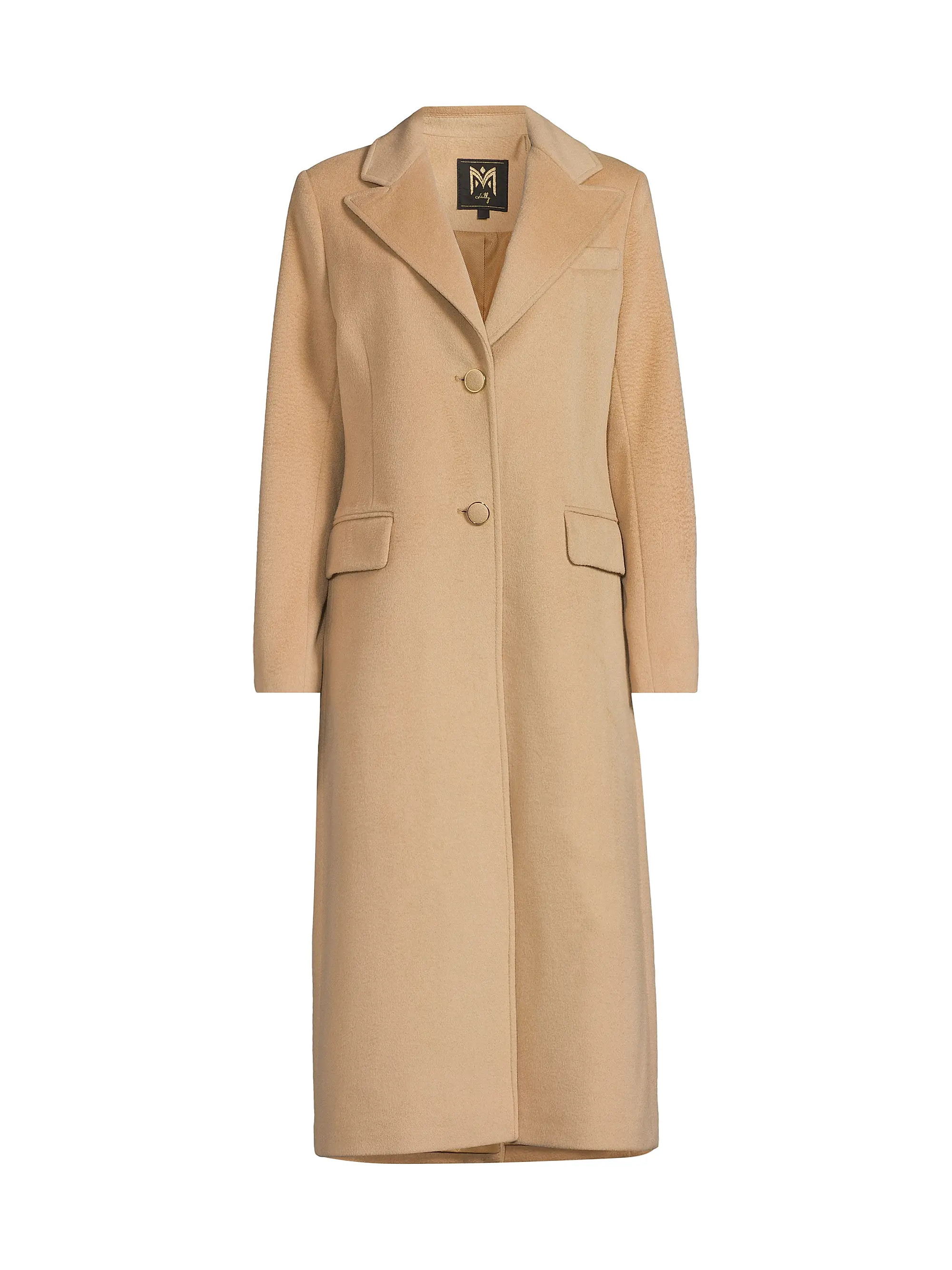 Wool-Blend Single-Breasted Maxi Coat | Saks Fifth Avenue