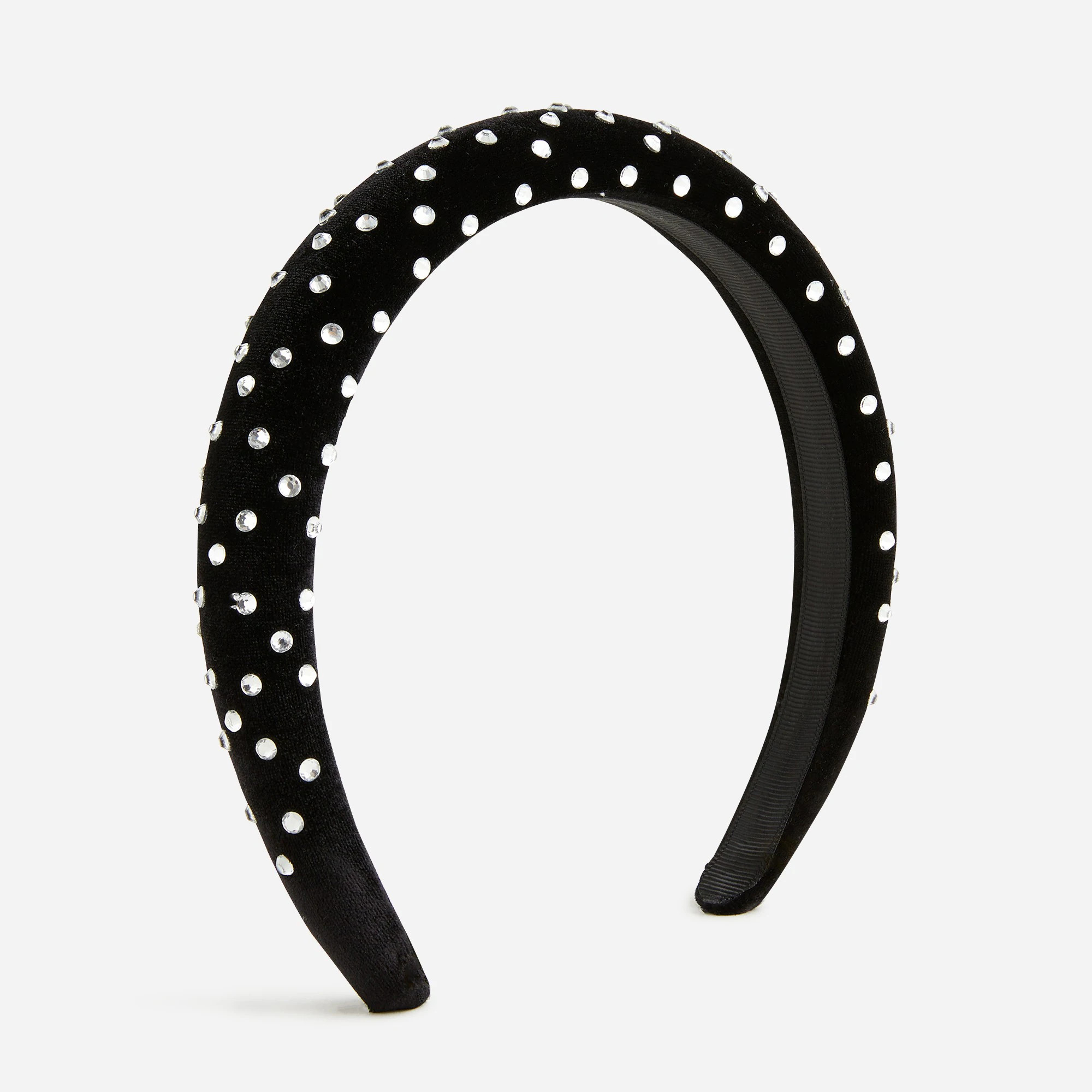 Studded velvet headband | J. Crew US