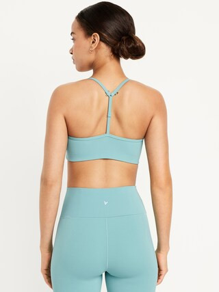 Light Support StudioSmooth Racerback Sports Bra | Old Navy (US)