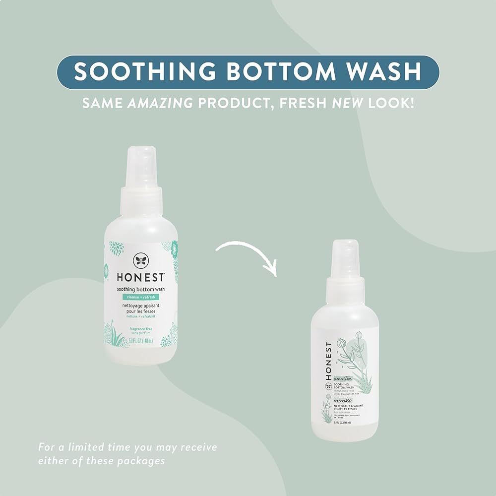 The Honest Company Soothing Baby Bottom Wash | Gently Cleanses + Refreshes | Naturally Derived, N... | Amazon (US)