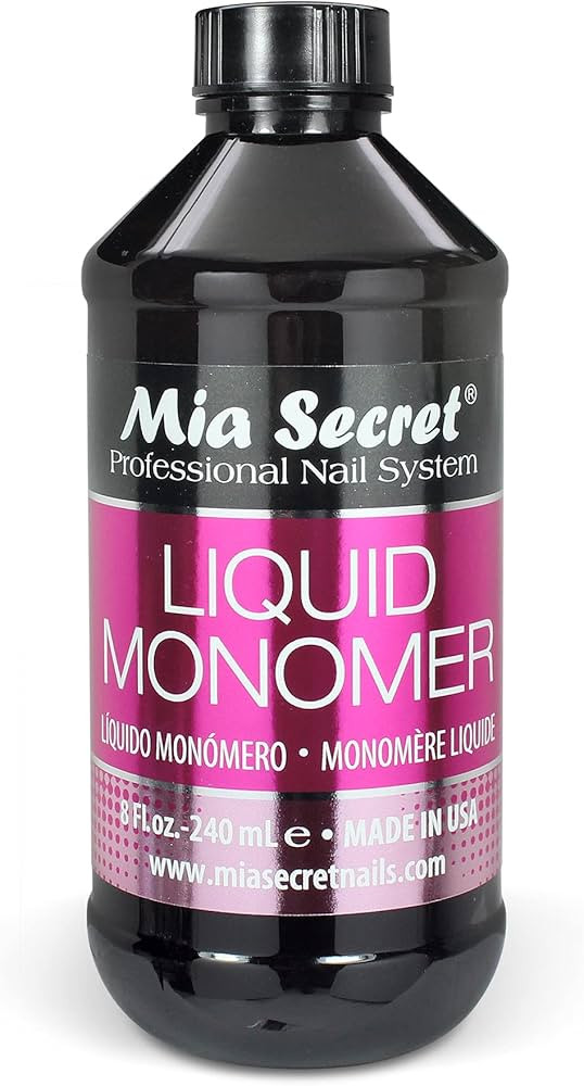 Mia Secret 8 oz / 240ml LIQUID MONOMER PROFESSIONAL ACRYLIC NAIL SYSTEM | Amazon (US)
