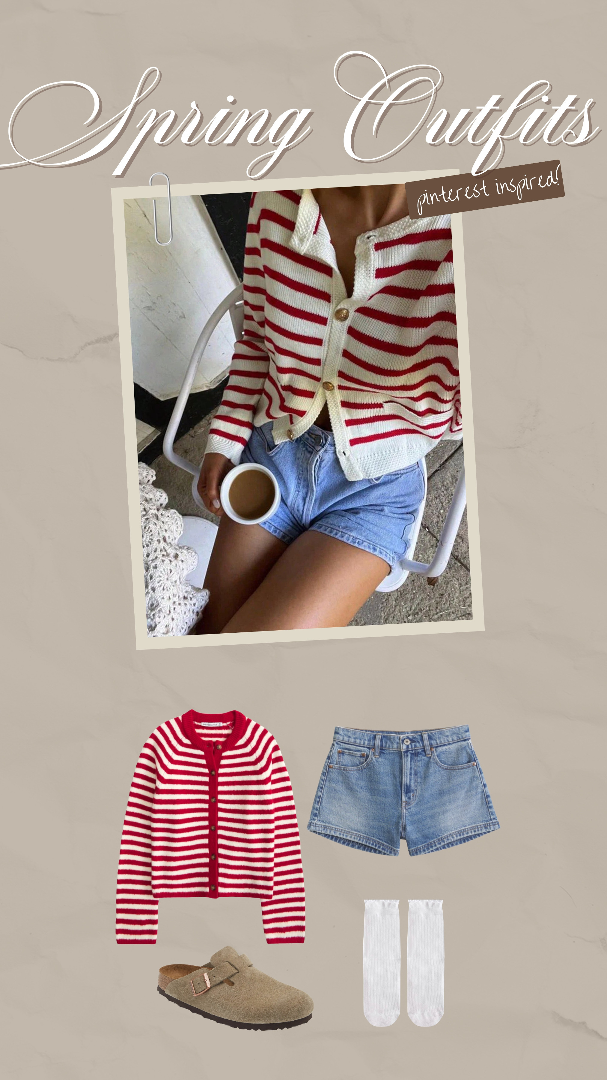 Sharing some early spring outfit ideas!

spring outfits, shorts outfits, spring style 

 