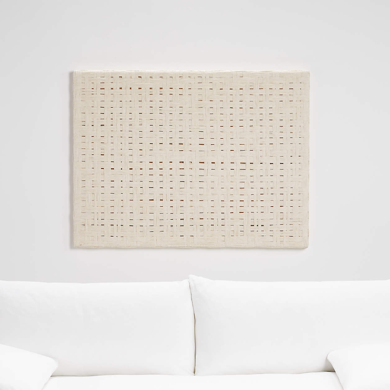 'Natural Daisy Chain' Wall Art 48"x2" by Leanne Ford' + Reviews | Crate & Barrel | Crate & Barrel