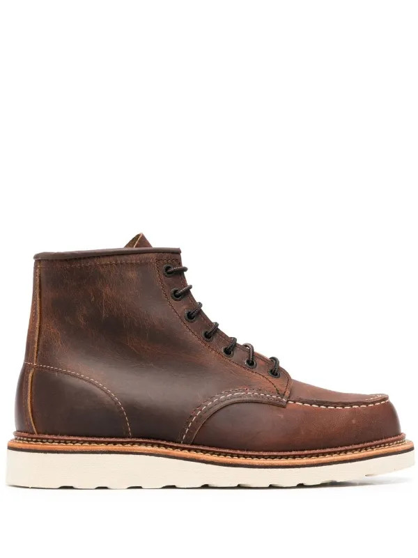 Red Wing Shoes 1907 Heritage Work Moc Toe Stiefel - Farfetch | Farfetch Global
