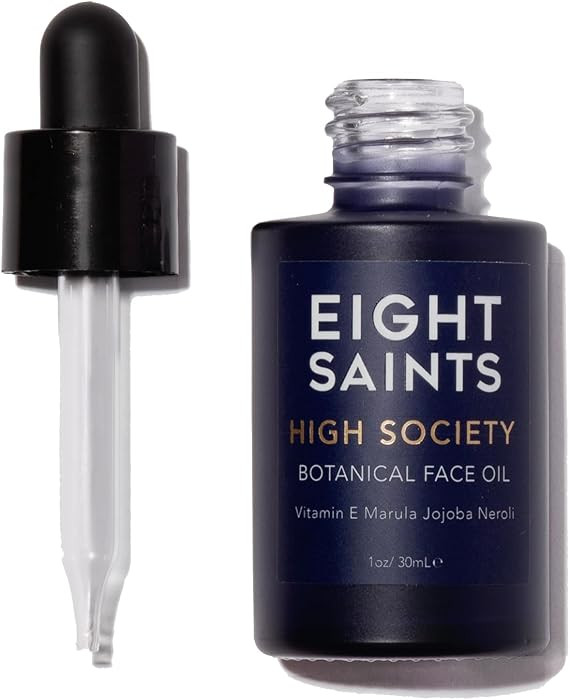 Eight Saints High Society Botanical Face Oil, Natural and Organic Anti Aging Facial Oil with Jojo... | Amazon (US)