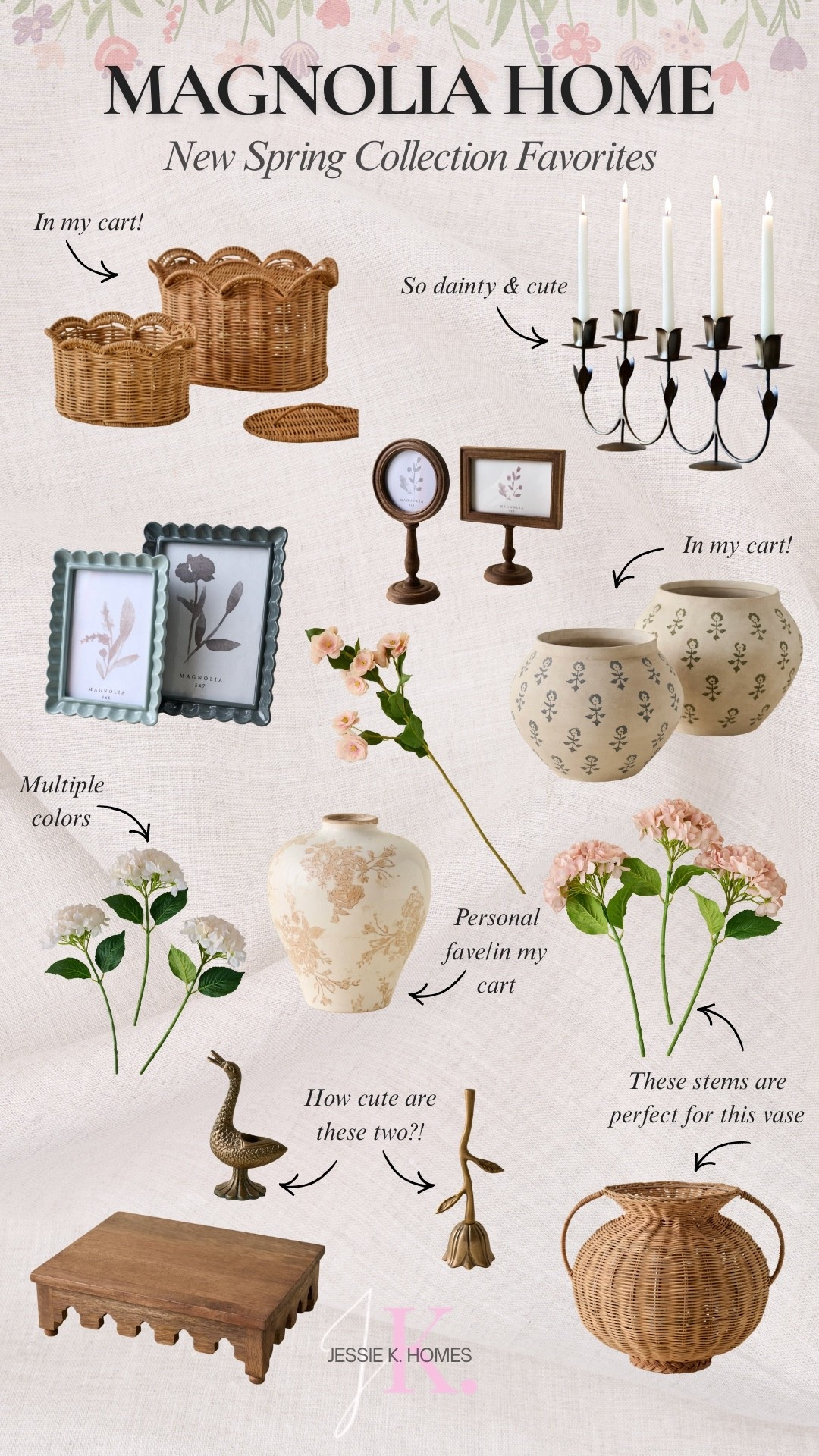 Magnolia home new spring collection favorites! I’m loving how timeless and classic these items are. And they’re all under $100! 

#LTKSeasonal #LTKSaleAlert #LTKHome