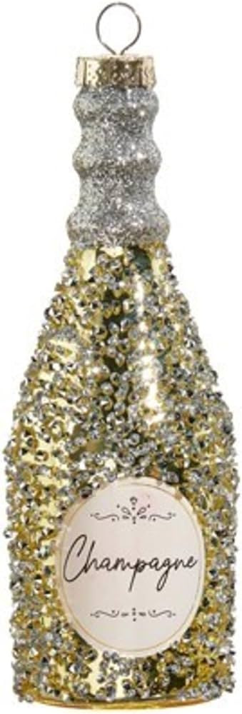Sparkling Champagne Bottle Christmas Ornament, Holiday Tree Hanging Decorations by Christmas Mark... | Amazon (US)