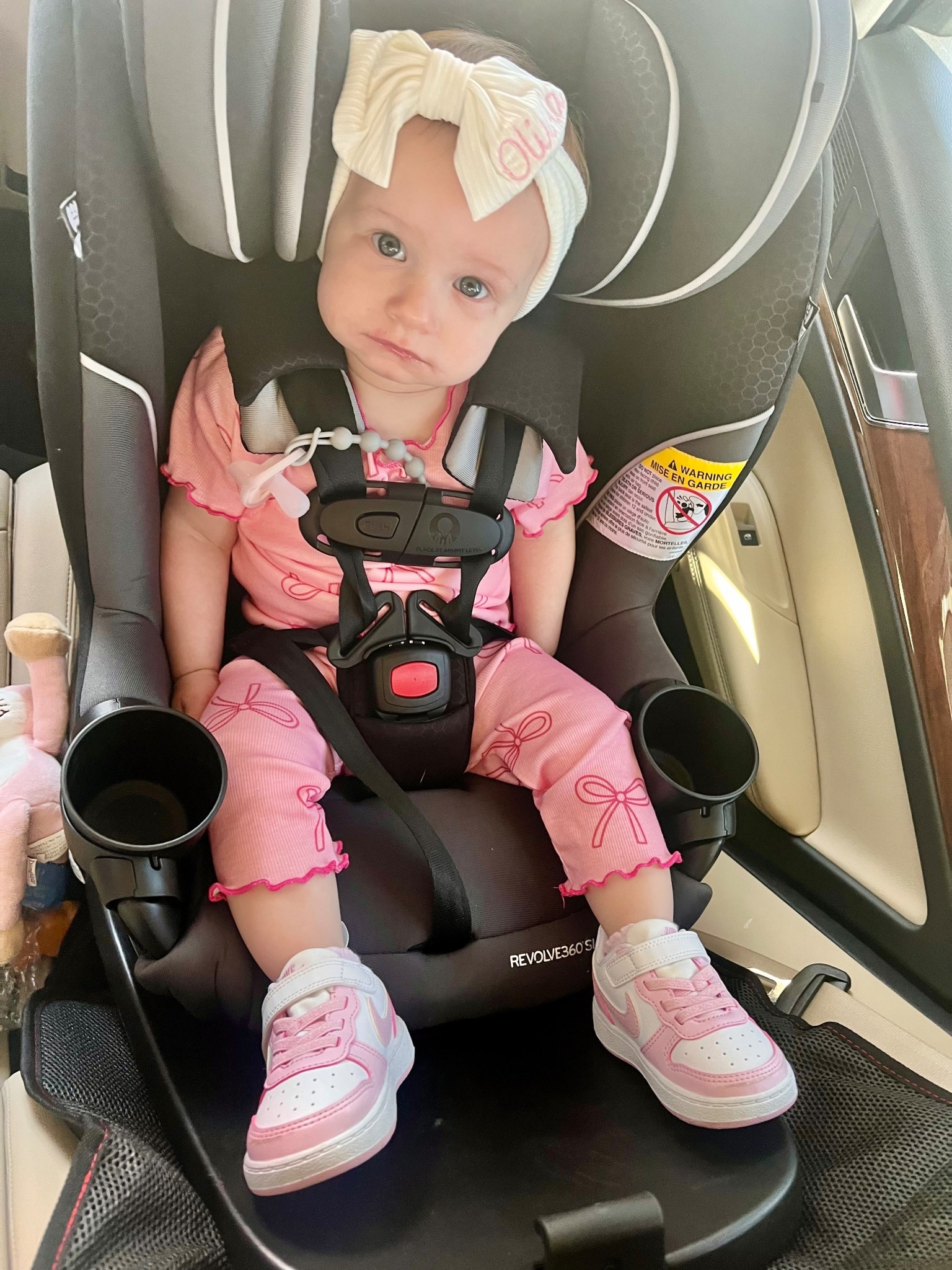 Best car seat ever for my mid size SUV and Blake’s Tesla! 