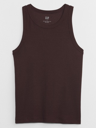 Ribbed High Neck Tank | Gap Factory