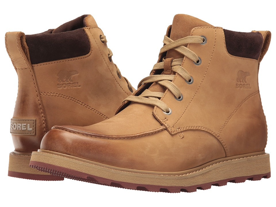 SOREL - Madson Moc Toe (Buff) Men's Waterproof Boots | 6pm