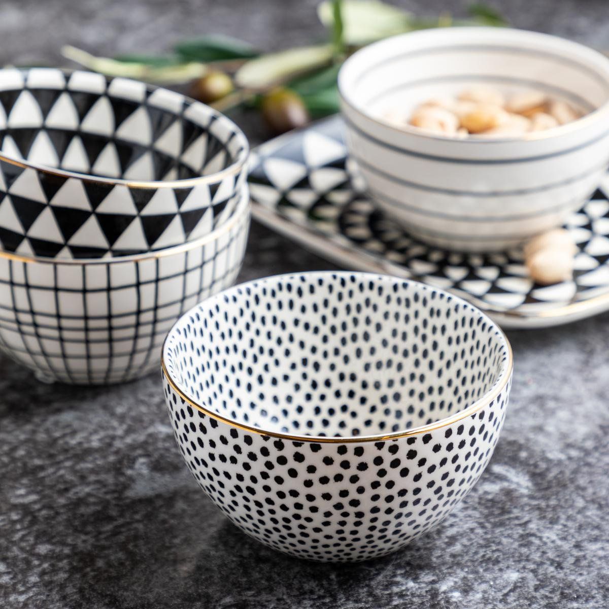Thyme & Table Dinnerware Assorted Patterns Stoneware Round Snack Bowl | Walmart (US)