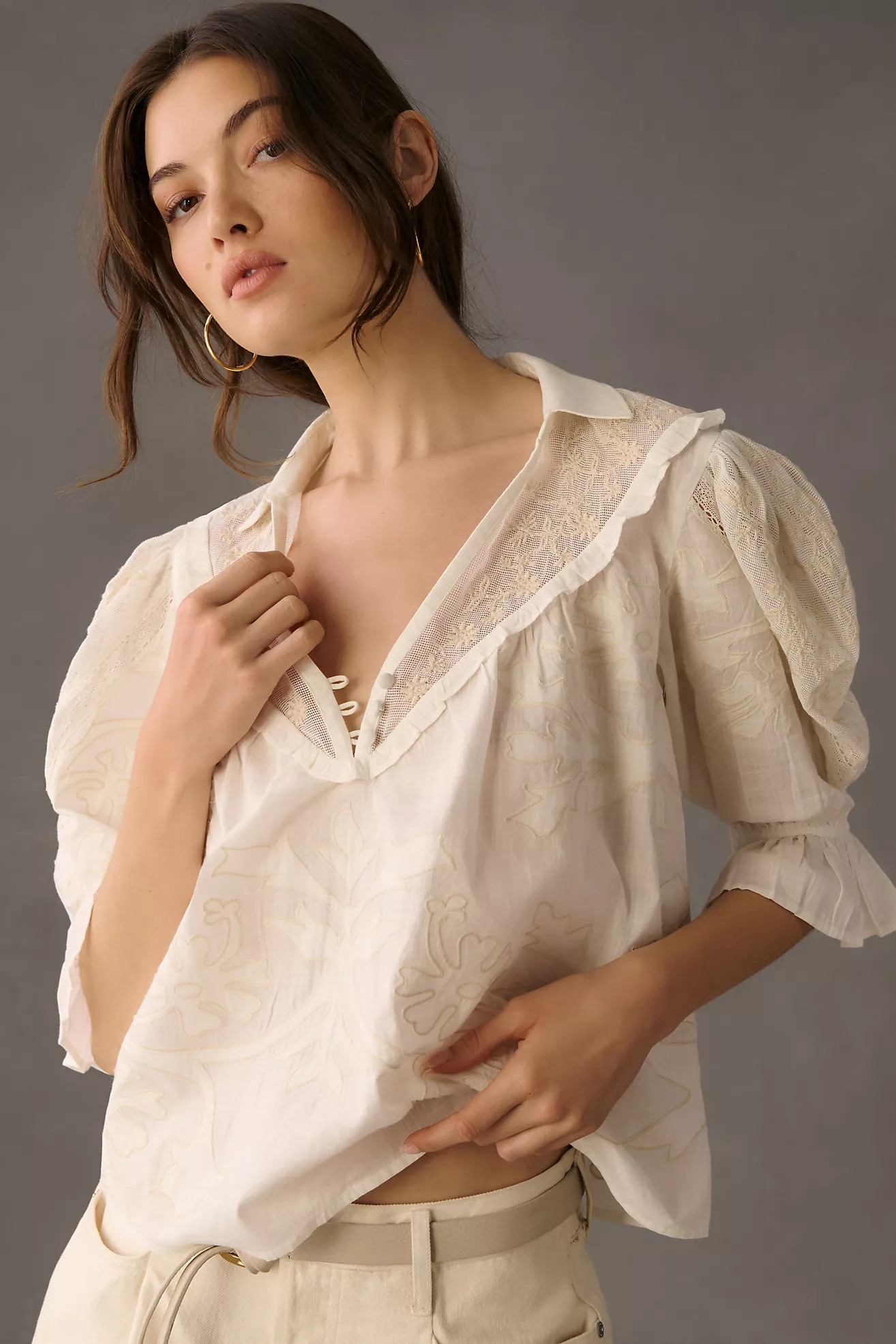 By Anthropologie Heirloom Swing Blouse | Anthropologie (US)