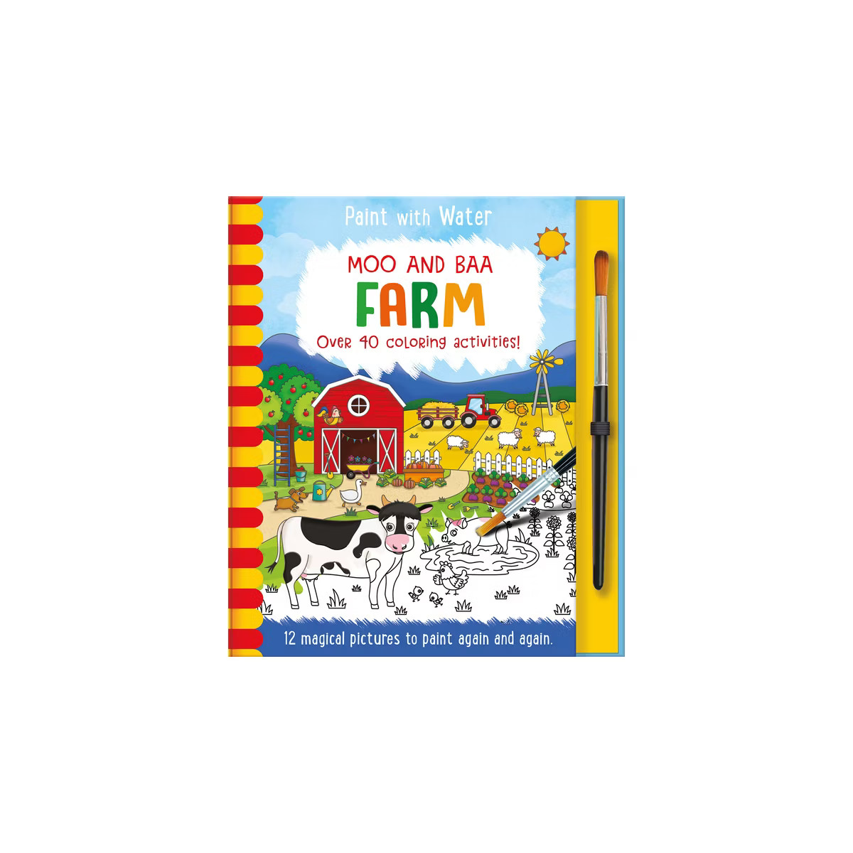 Moo and Baa - Farm - (Paint with Water) by  Jenny Copper (Hardcover) | Target