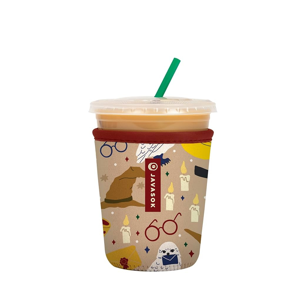 Sok It JavaSok Iced Coffee & Cold Soda Insulated Neoprene Cup Sleeve (Horcrux, Small: 16-20oz) | Amazon (US)