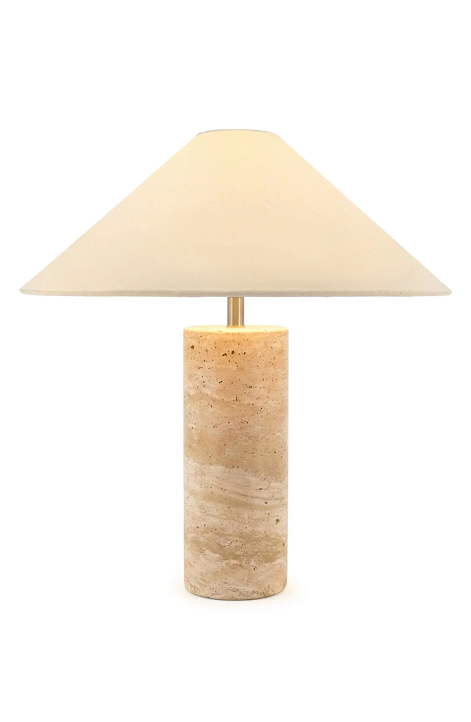 Runo 14" LED Table Lamp with Natural Stone Base | Nordstrom