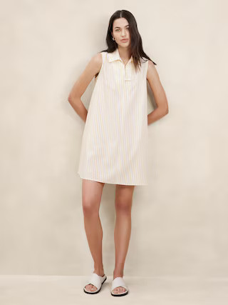 Poplin Mini Dress | Banana Republic Factory