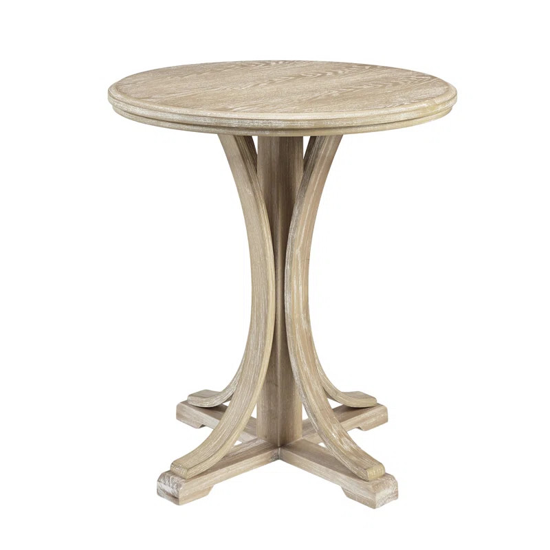 Martha Stewart Fatima Farmhouse Round Pedestal End Table & Reviews | Wayfair | Wayfair North America