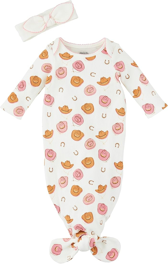 Mud Pie Baby Cowgirl Take-Me-Home Set; 0-3M | Amazon (US)