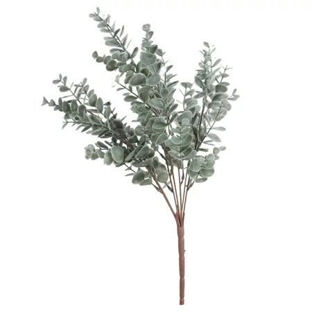 6 Pack Eucalyptus Stems Faux Plastic Green Plants for Home (7 Forks) | Walmart (US)
